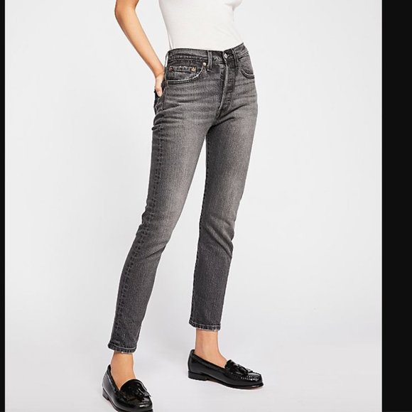 levis 501 skinny grey